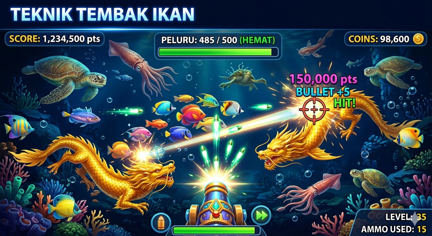 teknik tembak ikan